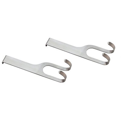 Набор крючков для инвентаря, двойные 2шт., нерж.сталь M30741
