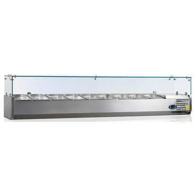 Настольная холодильная витрина Tefcold VK38-200-I