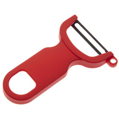 Овощечистка 5см, нерж.сталь, ручка п/п, цвет красный M33071RDB