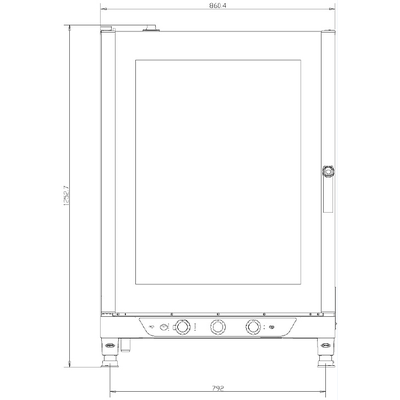 Печь конвекционная электрическая Unox XB 893 2