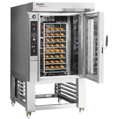 ПЕЧЬ МИНИРОТАЦИОННАЯ ГАЗОВАЯ С ПОДСТАВКОЙ С НАПРАВЛЯЮЩИМИ APACH BAKERY LINE C46CS DPTA