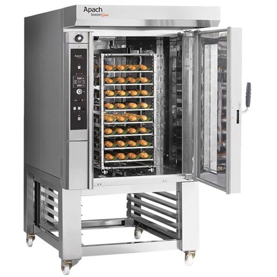 ПЕЧЬ МИНИРОТАЦИОННАЯ ГАЗОВАЯ С ПОДСТАВКОЙ С НАПРАВЛЯЮЩИМИ APACH BAKERY LINE C46CS EMPTA