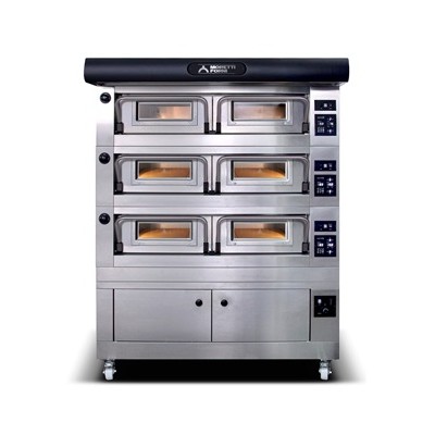 ПЕЧЬ ПОДОВАЯ ДЛЯ ПИЦЦЫ MORETTI FORNI P120E B (18+18+18СМ) + ЗОНТ + РАССТОЙКА