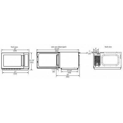 Печь СВЧ Menumaster RCS511TS 3