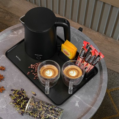 Поднос с менажницей для чая Meyvel A-002 (Black) 5