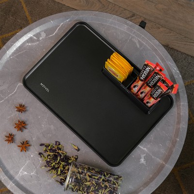 Поднос с менажницей для чая Meyvel A-002 (Black) 7