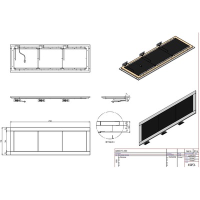 ПОВЕРХНОСТЬ ТЕПЛОВАЯ ENOFRIGO QUARZO PC 2000 ВСТР. ЦВЕТ 1114