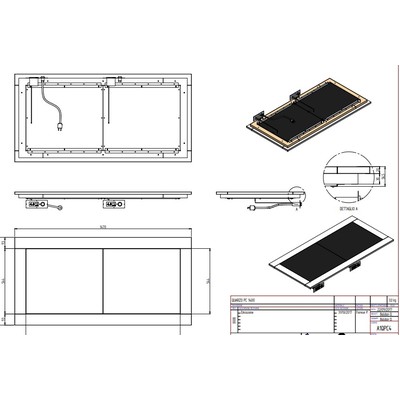 ПОВЕРХНОСТЬ ТЕПЛОВАЯ QUARZO PC 1400 ВСТР. ЦВЕТ 1114