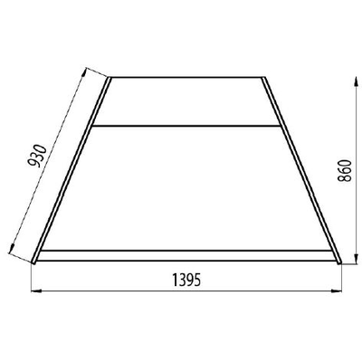 Прилавок Cryspi Elegia premium К OC 45` 2