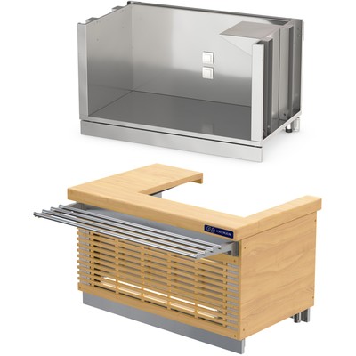 ПРИЛАВОК КАССОВЫЙ С ПОДЛОКОТНИКОМ KAYMAN GUSTO ПК-1370-02 (ЛЕВЫЙ/ПРАВЫЙ)