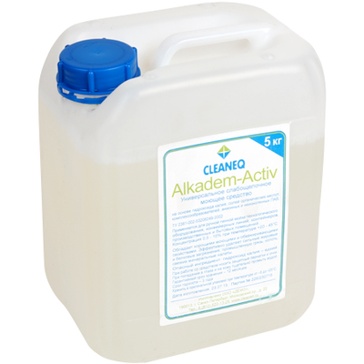 Щелочное моющее средство Cleaneq Alkadem-Activ для сильнозагрязненных поверхностей, 5 кг