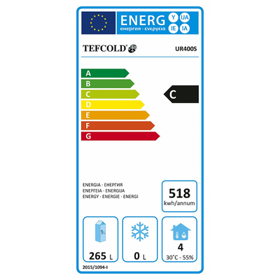 Шкаф холодильный Tefcold UR400S 4