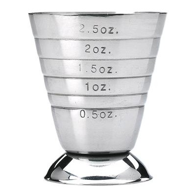 Стаканчик мерный (15-30-45-60-75мл), нерж.сталь M37069