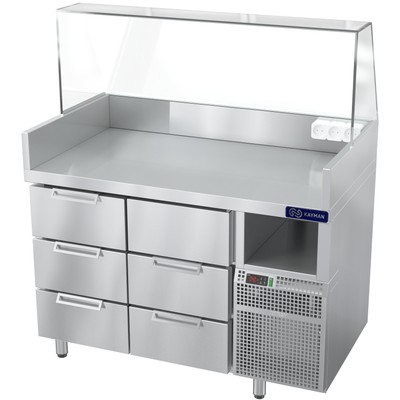 СТАНЦИЯ ДЛЯ ПРИГОТОВЛЕНИЯ БУРГЕРОВ И ХОТ-ДОГОВ KAYMAN СП-БХ-1235-01-ЛБ А