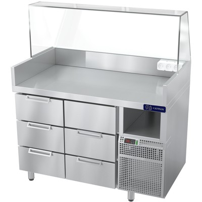 СТАНЦИЯ ДЛЯ ПРИГОТОВЛЕНИЯ БУРГЕРОВ И ХОТ-ДОГОВ KAYMAN СП-БХ-1235-01-Т-ЛБ А