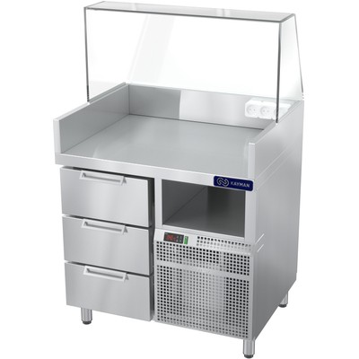 СТАНЦИЯ ДЛЯ ПРИГОТОВЛЕНИЯ БУРГЕРОВ И ХОТ-ДОГОВ KAYMAN СП-БХ-900-01 А