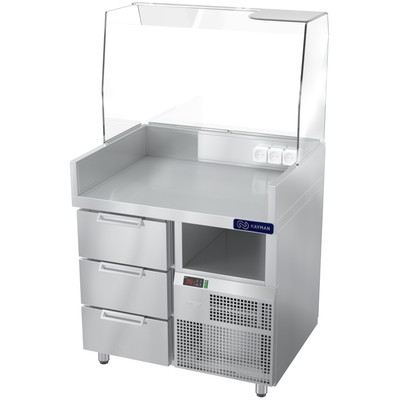 СТАНЦИЯ ДЛЯ ПРИГОТОВЛЕНИЯ БУРГЕРОВ И ХОТ-ДОГОВ KAYMAN СП-БХ-900-02-ЛБ А