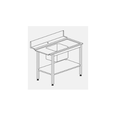 СТОЛ Д/ГРЯЗ.ПОСУДЫ DIHR T55 1000 L