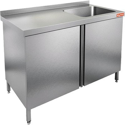 СТОЛ ПРИСТЕННЫЙ НСЗ1М-16/7БП С ВАННОЙ МОЕЧН. 1