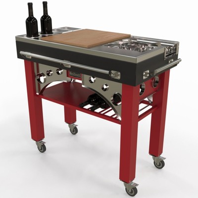 СТОЛ-ТЕЛЕЖКА GRILLVETT FLAMBE ДЛЯ ФЛАМБИРОВАНИЯ