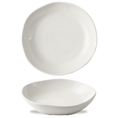 Тарелка глубокая 25см 1,2л, без борта, Envisage Natural, цвет white WHPWB21 1