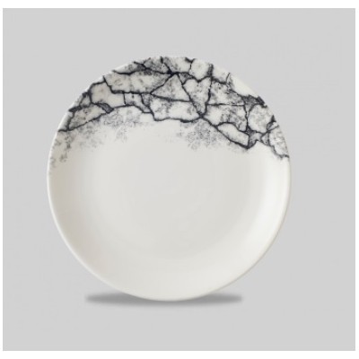 Тарелка мелкая 26см, без борта, цвет Kintsugi Quartz Black KAQBEV101 1