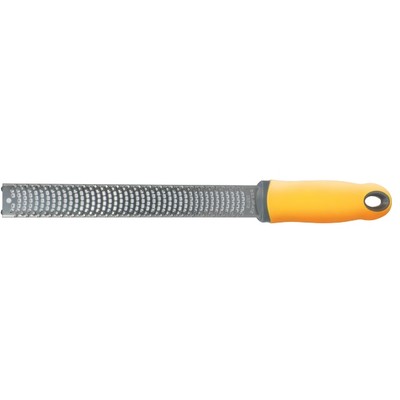 Терка для цедры и сыра, нерж.сталь, ручка пластиковая, цвет желтый 50ZES01 1