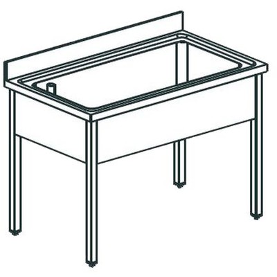 ВАННА КОТЛОМОЕЧНАЯ APACH CHEF LINE LP137-105 1