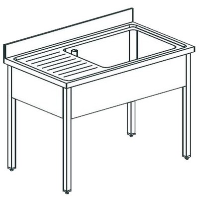 ВАННА КОТЛОМОЕЧНАЯ APACH CHEF LINE LP187-115LW 1