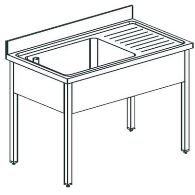 ВАННА КОТЛОМОЕЧНАЯ APACH CHEF LINE LP207-135RW 1