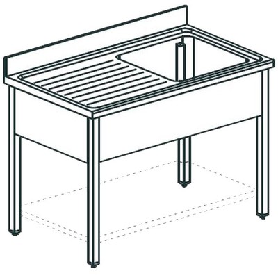 ВАННА МОЕЧНАЯ APACH CHEF LINE LS106-54LW