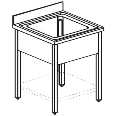 ВАННА МОЕЧНАЯ APACH CHEF LINE LS107-65