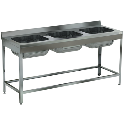 Ванна моечная КОБОР ВМЦ/3-210/70/430