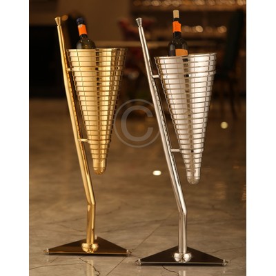 Ведро для шампанского с подставкой h88*dt22*d22,5см, Rose Gold, WBS/32470/GP