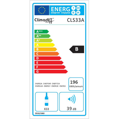 Винный шкаф Climadiff CLS33A 2