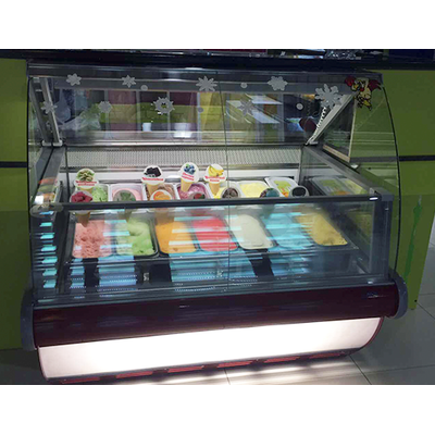 Витрина для мороженого Иней Lida Junior Lightbox M 1.3 4
