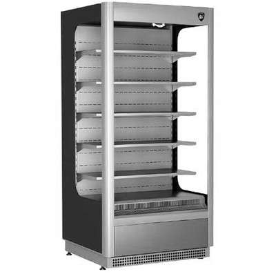 ВИТРИНА ХОЛОДИЛЬНАЯ ПРИСТЕННАЯ KAYMAN KВК-950МП ЧЕРНАЯ