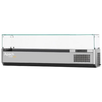 ВИТРИНА ХОЛОДИЛЬНАЯ СО СТЕКЛОМ APACH CHEF LINE LDR17038GR Б/АГРЕГАТА