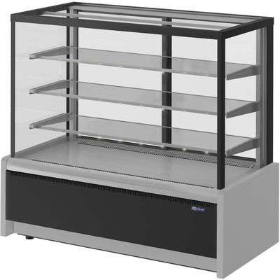 ВИТРИНА КОНДИТЕРСКАЯ KAYMAN K-ВК-600 КВАДРО СЕРЕБРО