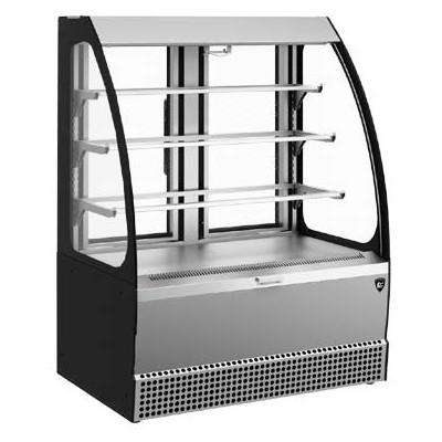 ВИТРИНА КОНДИТЕРСКАЯ KAYMAN KВК-950М ОТКРЫТАЯ ЛЮКС ЧЕРНЫЙ