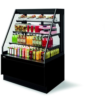 ВИТРИНА КОНДИТЕРСКАЯ VETE II KUB OFT 90 ЧЕРНЫЙ МАТ./МЕТАЛЛИК/КРАШЕННАЯ (ВК270 (285-592))